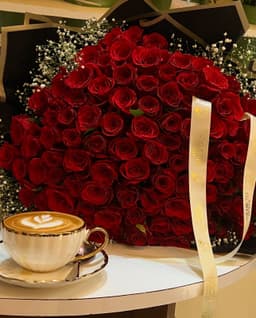 100 red roses bouquet thumbnail 2