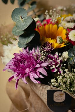 Jute mix boquet thumbnail 1